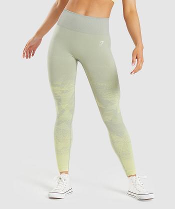 Dámské Legíny Gymshark Adapt Ombre Seamless Šedé Hnědé Šedé | CZ 3976AHK